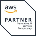 AWS Partner badge: Generative AI Services Competency